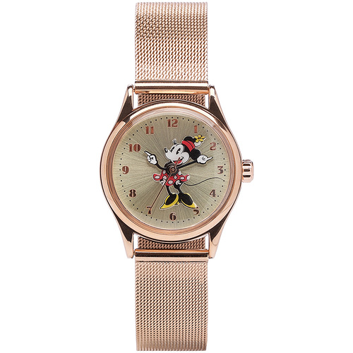 The Original Mickey Collection Watch - Rose Mesh 34mm Ft Minnie