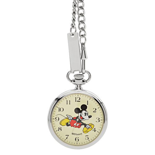 The Original Mickey Collection - Silver Pocket Watch 48mm