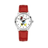 The Original Mickey Collection Watch - Bold Red + White 35mm Ft Minnie