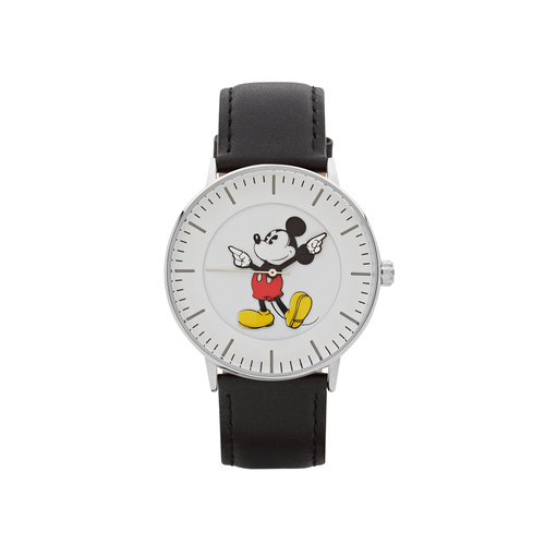 The Original Mickey Collection Watch - Silver + Black 40mm