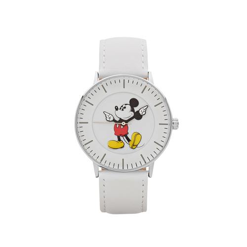 The Original Mickey Collection Watch - Silver + White 40mm