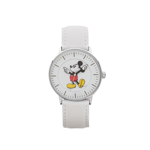 The Original Mickey Collection Watch - Silver + White 36mm