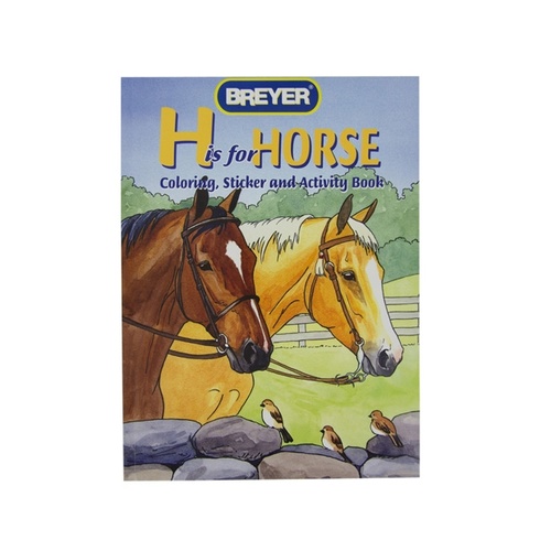 Breyer - "H" is for Horse: Colouring Sticker and Activity Book