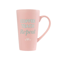 Splosh Teacher Latte Mug - Coffee Teach Repeat