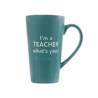 Splosh Teacher Latte Mug - Superpower