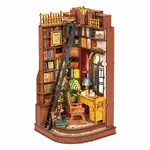 Rolife Wooden Model - DIY Miniature House Book Nook Silent Corner Study