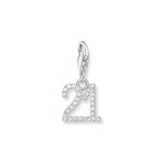 Thomas Sabo Charm Club - Number 21 Silver Pendant