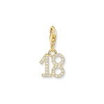Thomas Sabo Charm Club - Number 18 Gold Pendant