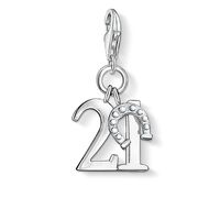 Thomas Sabo Charm Club - Lucky Number 21 Silver Pendant
