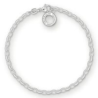 Thomas Sabo Charm Club - Classic Fine Link Silver Charm Bracelet