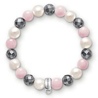Thomas Sabo Charm Club - Pink, White & Grey Charm Bracelet