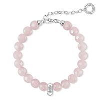 Thomas Sabo Charm Club - Rose Quartz Silver Bracelet