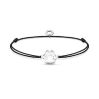 Thomas Sabo Little Secret - Black with Silver Paw Bracelet