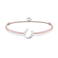 Thomas Sabo Little Secret - Pink with Silver Horseshoe Bracelet