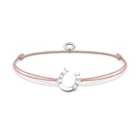 Thomas Sabo Little Secret - Pink with Silver Horseshoe Bracelet