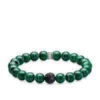 Thomas Sabo Bracelet - Black Cat Green