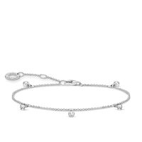 Thomas Sabo Charm Club - White Stones Silver Bracelet