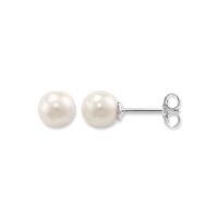 Thomas Sabo Earrings - Pearl Small Silver Studs