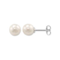 Thomas Sabo Earrings - Pearl Large Silver Studs