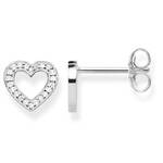 Thomas Sabo Earrings - Large Heart Silver Studs