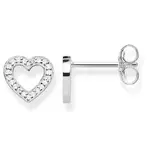 Thomas Sabo Earrings - Large Heart Silver Studs