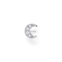 Thomas Sabo Charm Club - Single Stud Moon Silver Earring