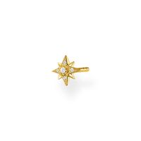Thomas Sabo Charm Club - Single Stud Star Yellow Gold Earring