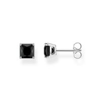 Thomas Sabo Earrings - Black Stones Silver Studs