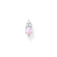 Thomas Sabo Charm Club - Single Stud Pink Stone Silver Earring