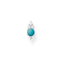 Thomas Sabo Charm Club - Single Stud Turquoise Stone Silver Earring