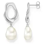 Thomas Sabo Earrings - Freshwater Pearl Silver Studs