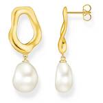 Thomas Sabo Earrings - Freshwater Pearl Yellow Gold Studs
