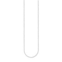 Thomas Sabo Charm Club - Round Belcher Thin Silver Chain