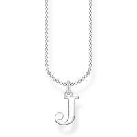 Thomas Sabo Charm Club - Letter "J" Silver Necklace