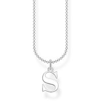 Thomas Sabo Charm Club - Letter "S" Silver Necklace