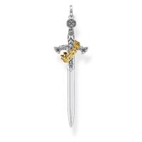 Thomas Sabo Pendant - Sword Silver + Yellow Gold
