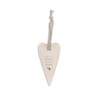 Sent & Meant Ceramic Hanging Heart - Besides Chocolate