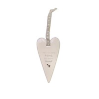 Sent & Meant Ceramic Hanging Heart - We'll Always Be Friends