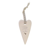 Sent & Meant Ceramic Hanging Heart - There Is No Set Path