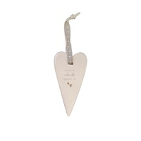 Sent & Meant Ceramic Hanging Heart - Home Is Where The Heart Is