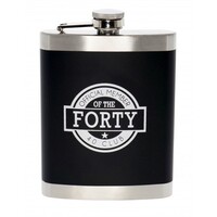 Stainless Steel Hip Flask - Forty