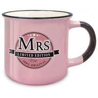 Retro Ceramic Mug - Mrs