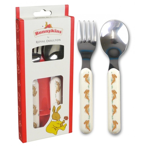 Royal Doulton Bunnykins Spoon and Fork Set
