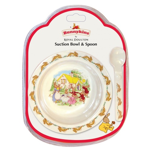 Royal Doulton Bunnykins Suction Bowl and Spoon