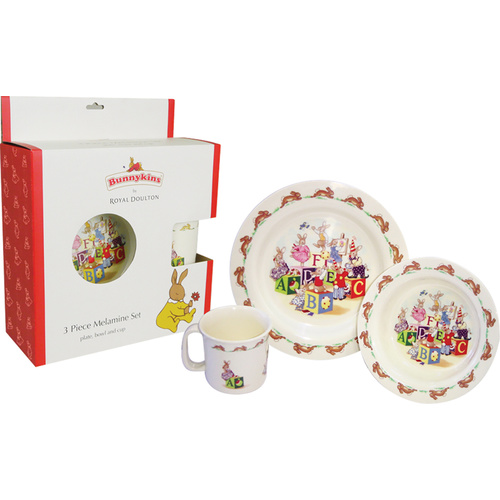 Royal Doulton Bunnykins 3 Piece Melamine Set