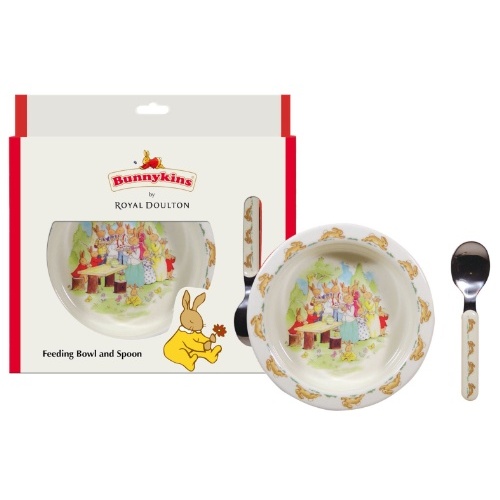 Royal Doulton Bunnykins Feeding Bowl and Spoon