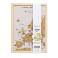 Europe Travel Pin Board by Splosh - Small
