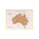 Splosh Caravan - Australia Desk Map