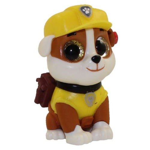 Beanie Boos - Mini Boos Collectible Paw Patrol OPENED Rubble