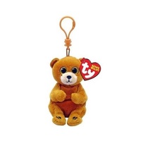 Beanie Boos Beanie Bellies - Duncan the Brown Bear Clip On